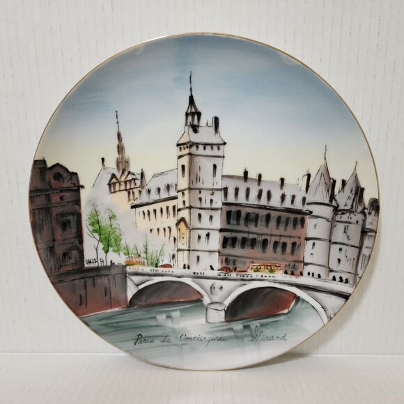 Paris La Conciergerie by Girard Decorative Plate 10.25" Arnart Creations Japan - Picture 1 of 8